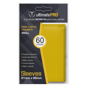 Sleeves Ultimate Pro - Small - amarela (60 unidades)