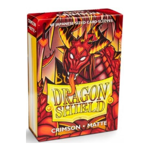 Shield Dragon Shield - Crimson - Matte - 60 japanese size card sleeves
