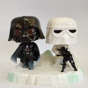  Funko Pop Battle At Echo Base: Darth Vader & Snowtrooper - Star Wars 40 Empire Strikes Back - #377
