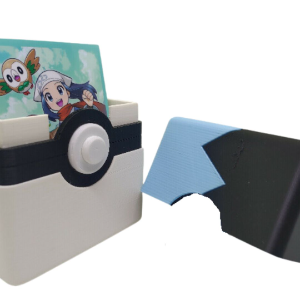 Deck Case Box Porta Caixa Organizadora Sleeve Cards Pokemon Moon Ball