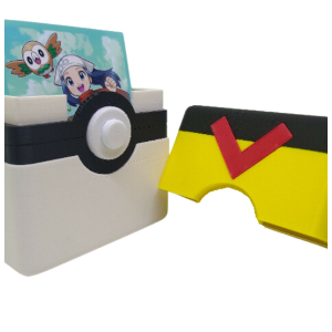 Deck Case Box Porta Caixa Organizadora Sleeve Cards Pokemon Level Ball