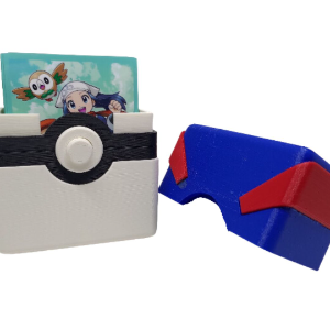 Deck Case Box Porta Caixa Organizadora Sleeve Cards Pokemon Great Ball