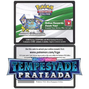 Booster Digital Pokemon Espada e Escudo 12 - Tempestade Prateada (6 cartas)