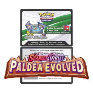 Booster digital Escarlate e Violeta 2 - Paldea Evolved (6 cartas)
