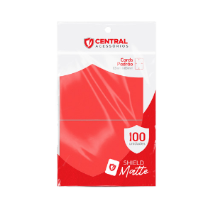 Central Shield Padrão – Matte: Vermelho 100