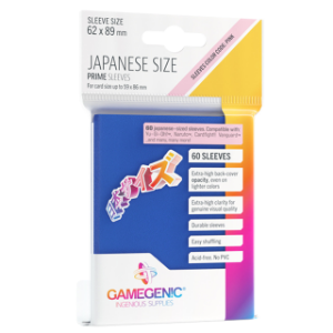 Gamegenic: Prime Japanese Sized Sleeves Blue