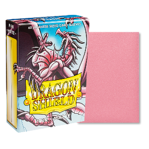 Sleeve Dragon Shield - Mini Matte - Pink Rosa (60unidades), Shield / Sleeve
