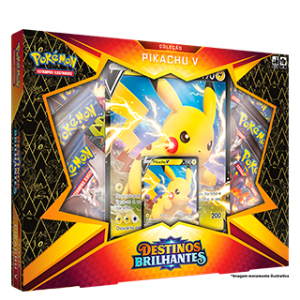 Box - Destinos Brilhantes - Coleção Pikachu-V
