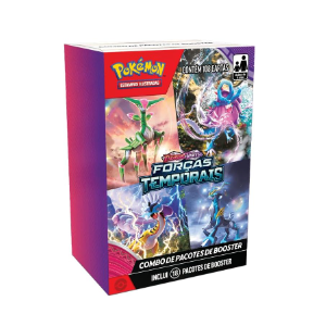 Mini Display Pokémon TCG Escarlate E Violeta 5 Forças Temporais