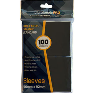 Sleeves - Ultimate Pro - Standard (66x92mm) - 100u - Preta