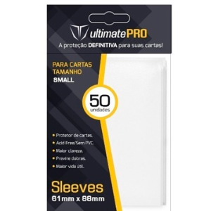 Sleeves - Ultimate Pro - Small (61x88mm) - 50u - Branca