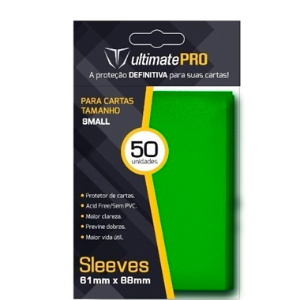 Sleeves - Ultimate Pro - Small (61x88mm) - 50u - Verde