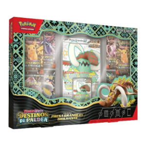 Box Coleção - Destinos de Paldea - Presa Grande EX Brilhante Shiny