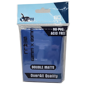 Sleeve Overall Double Matte 62mmX89mm - Azul