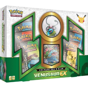 Pokemon Box Coleção com Miniatura Venusaur EX