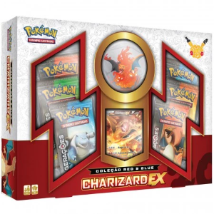 Pokemon Box Coleção com Miniatura Charizard EX
