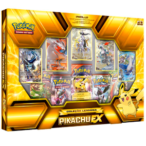 Pokemon Box Coleção lendária Pikachu EX