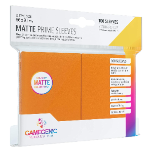 Gamegenic: Matte Prime Sleeves (Laranja)