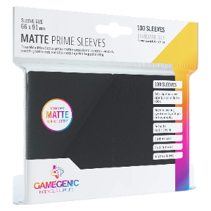 Gamegenic: Matte Prime Sleeves (Pretos)
