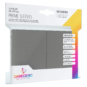 Gamegenic: Prime Sleeves (Cinza Escuro)