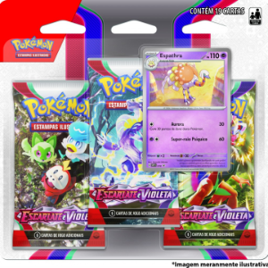 Pokémon Blister Triplo Sparthra - Escarlate e Violeta