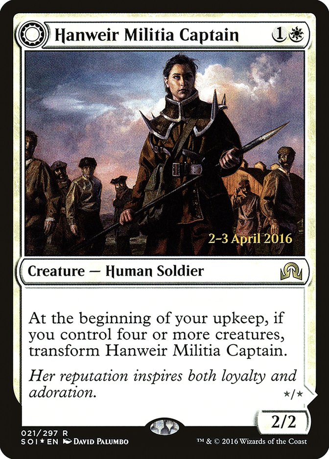 Capitã de Milícia de Hanweir // Líder de Culto de Oestevale