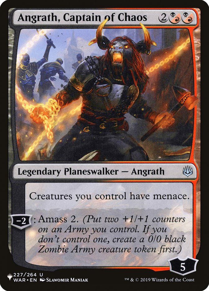 Angrath, Capitão do Caos
