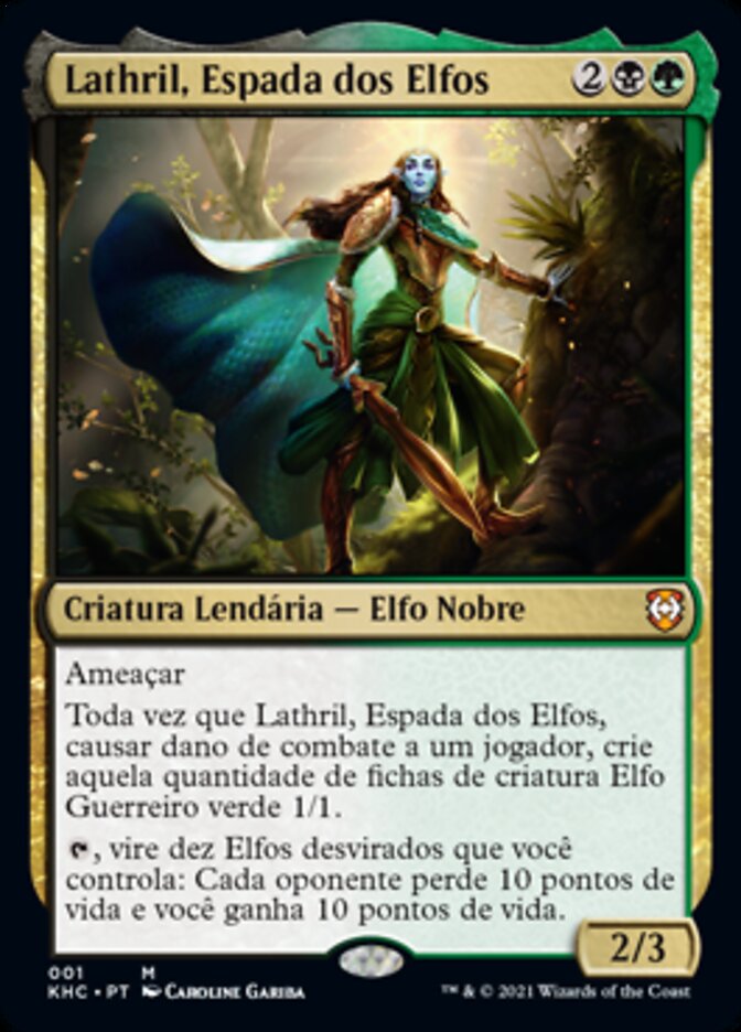 Lathril, Espada dos Elfos