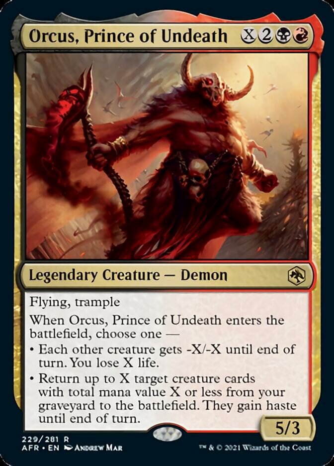 Orcus, Príncipe da Morte-vida