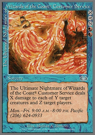 The Ultimate Nightmare of Wizards of the Coast® Cu