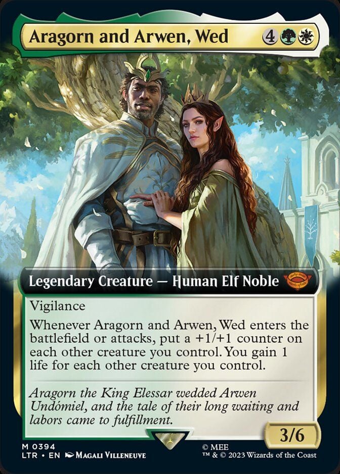 Aragorn e Arwen, Casados