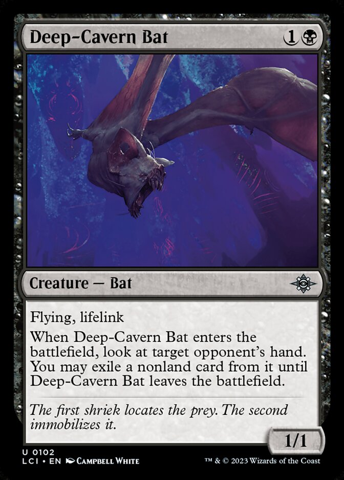 Morcego da Caverna Profunda