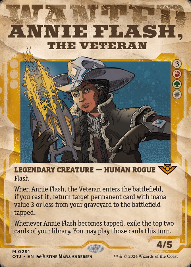 Annie Flash, a Veterana