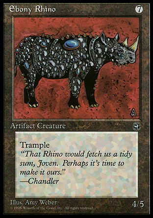 Rinoceronte de ébano