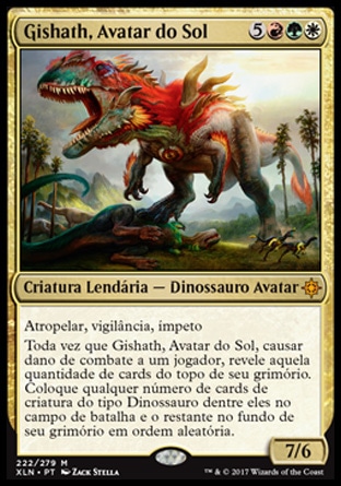 Commander Gishath - Tribal de Dinossauros