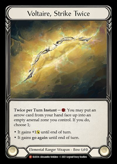 マジック：ザ・ギャザリング Voltaire, Strike Twice Coldfoil Voltaire, Strike Twice | Flesh & Blood | MYP Cards