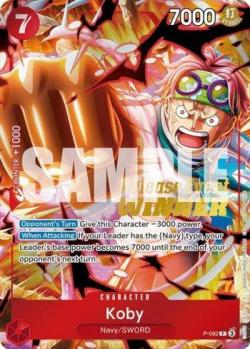 ワンピース カードゲーム Koby キャラクターカード　トレジャーカップ Koby | One Piece | MYP Cards