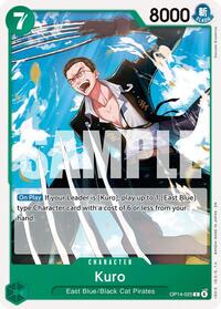 KUROMOJIカート Kuro | One Piece | MYP Cards