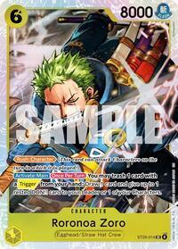 Roronoa Zoro | One Piece | MYP Cards