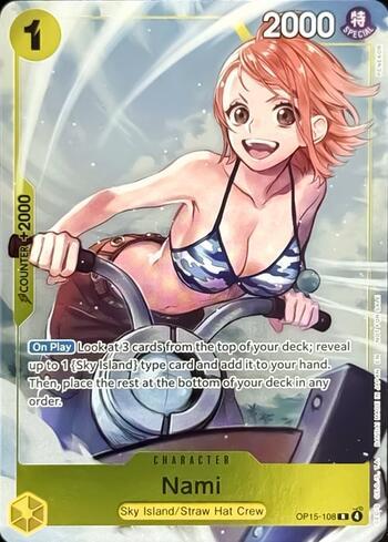 ninimiカート Nami (Dash Pack) | One Piece | MYP Cards