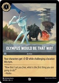 Olympus Would Be That Way