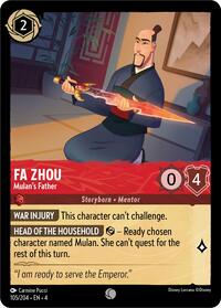 Fa Zhou - Mulan's Father