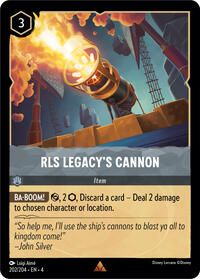 RLS Legacy's Cannon