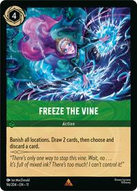 【英語版】ロルカナ FREEZE THE VINE EN Freeze the Vine | Lorcana | MYP Cards