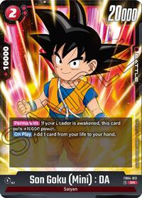 Son Goku (Mini) 3 DA ドラゴンボールカード Son Goku (Mini) : DA | DBS: Fusion World | MYP Cards
