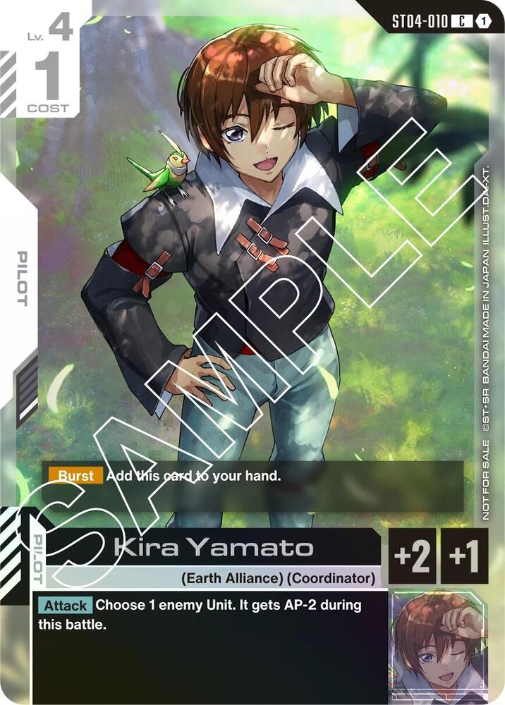Kira Yamato (Launch Event) | Gundam Card Game | MYP Cards