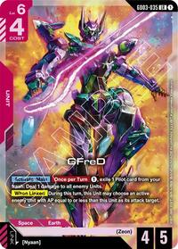 ガンダムカードゲーム　LR＋＋　psa10 GFreD GFreD | Gundam Card Game | MYP Cards