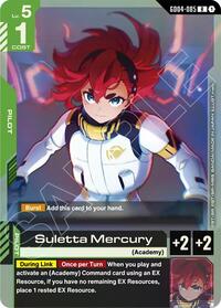 Suletta Mercury | Gundam Card Game | MYP Cards