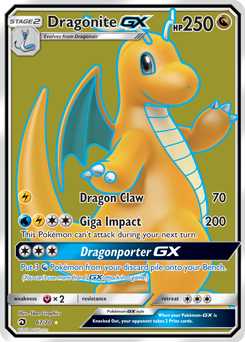 Carta Pokémon Dragonite Gx Dragões Soberanos