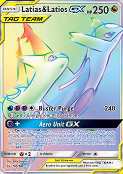 Latias e Latios-GX (169/181) / Latias & Latios-GX | Pokémon